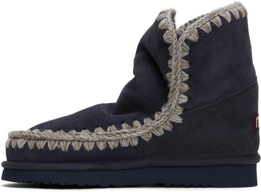 Mou Navy Ankle Boots - Picture 2
