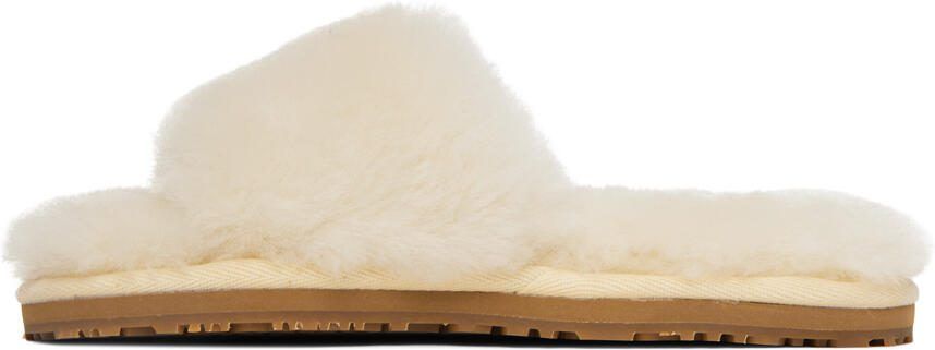 Mou Off-White Open Toe Slide Slippers - Picture 4