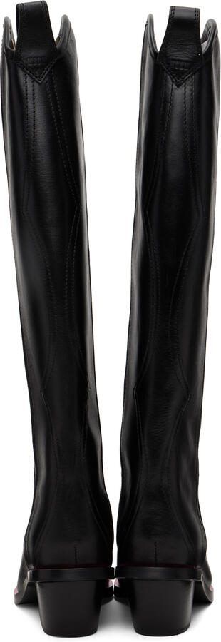 MSGM Black Donna Boots - Picture 3