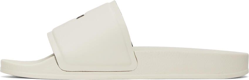 MSGM Off-White Micro Logo Slides - Picture 4