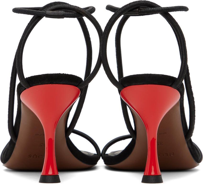 NEOUS Black Nenque Heeled Sandals
