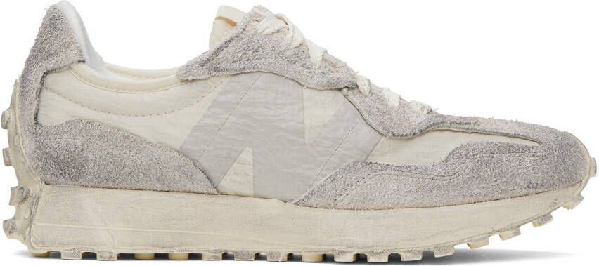 New Balance Beige  Gray 327 Sneakers - Picture 5