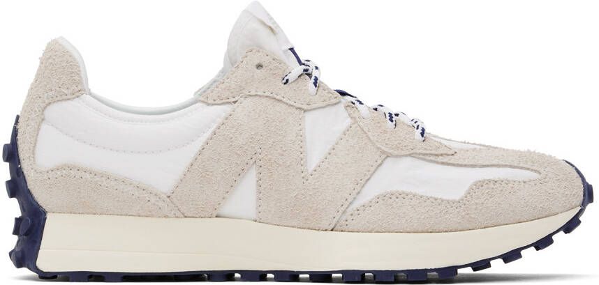 New Balance Beige  White 327 Sneakers - Picture 4