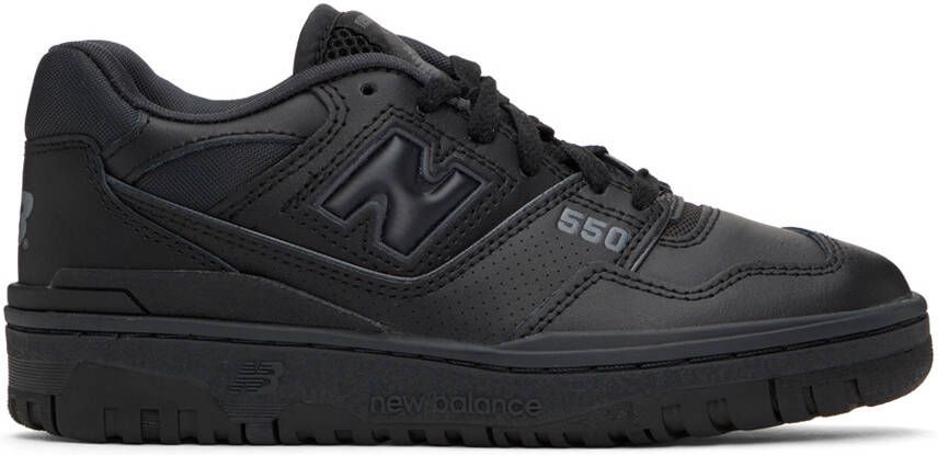 New Balance Black 550 Low-Top Sneakers - Picture 4
