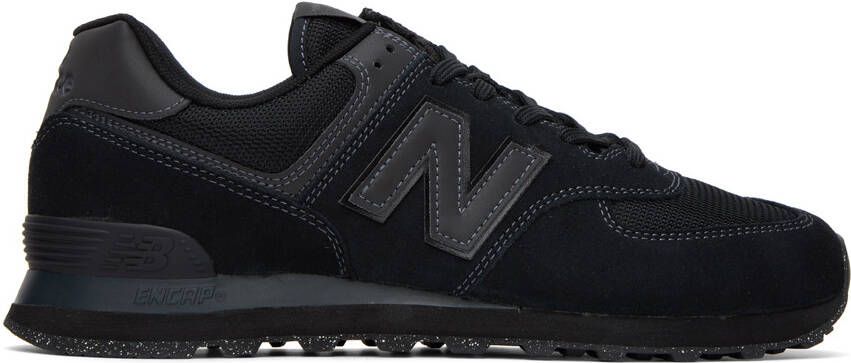 New Balance Black 574 Core Sneakers - Picture 6