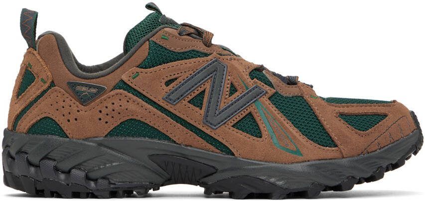 New Balance Brown  Green 610V1 Sneakers - Picture 6