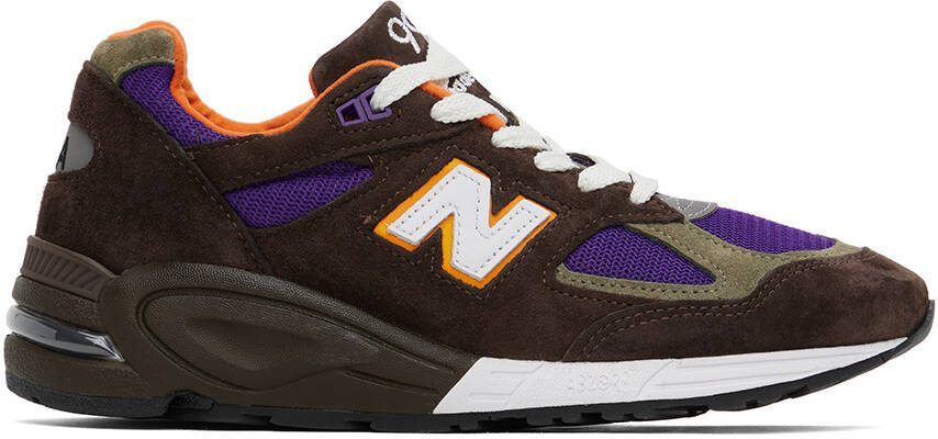 New Balance Brown Made in USA 990v2 Sneakers - Picture 3