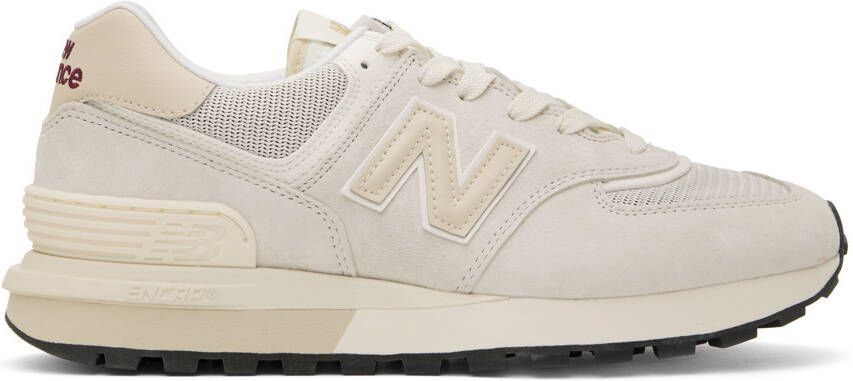 New Balance Beige  Gray 574 Legacy Sneakers - Picture 4