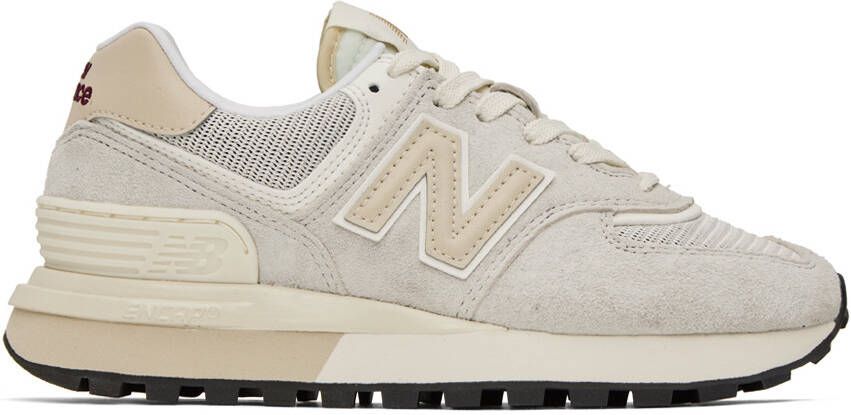 New Balance Beige  Gray 574 Legacy Sneakers - Picture 7