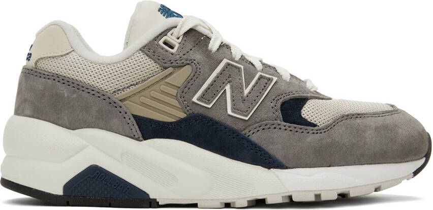 New Balance Gray 580 Sneakers - Picture 5