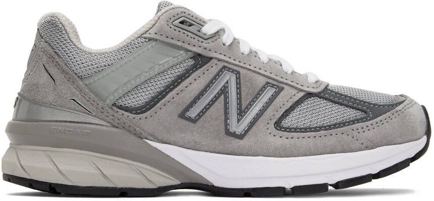 New Balance Grey Made in US 990 v5 Sneakers - Picture 4