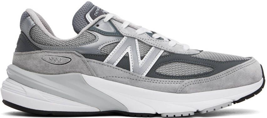 New Balance Gray Made In USA 990v6 Sneakers - Picture 5
