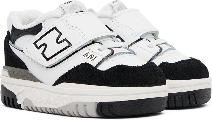 New Balance Baby Black  White 550 Sneakers - Picture 3