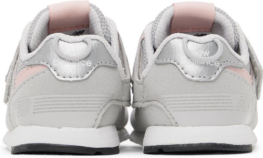 New Balance Baby Gray 574 NEW-B Hook  Loop Sneakers - Picture 2