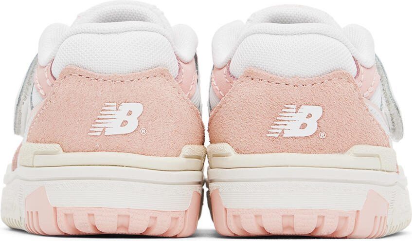 New Balance Baby Pink  White 550 Sneakers - Picture 2