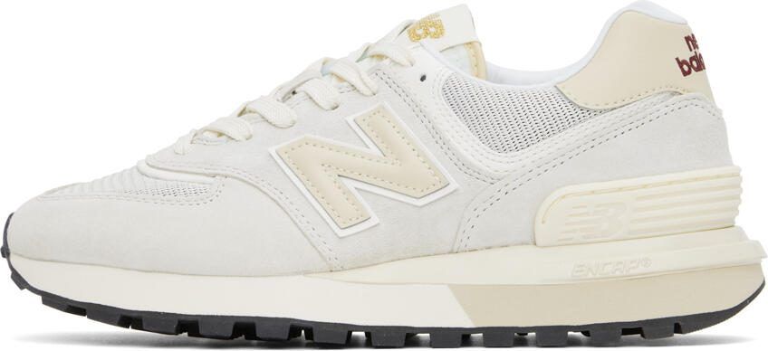 New Balance Beige  Gray 574 Legacy Sneakers - Picture 3