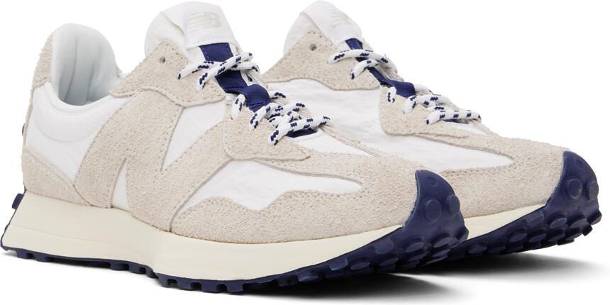 New Balance Beige  White 327 Sneakers - Picture 2