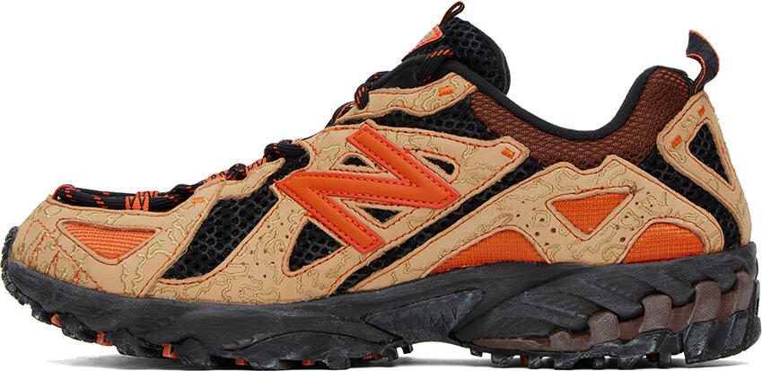 New Balance Brown  Orange Joe Freshgoods Edition 610 Sneakers - Picture 2