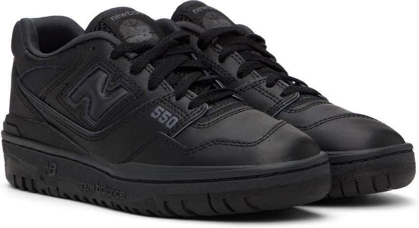 New Balance Black 550 Low-Top Sneakers - Picture 3