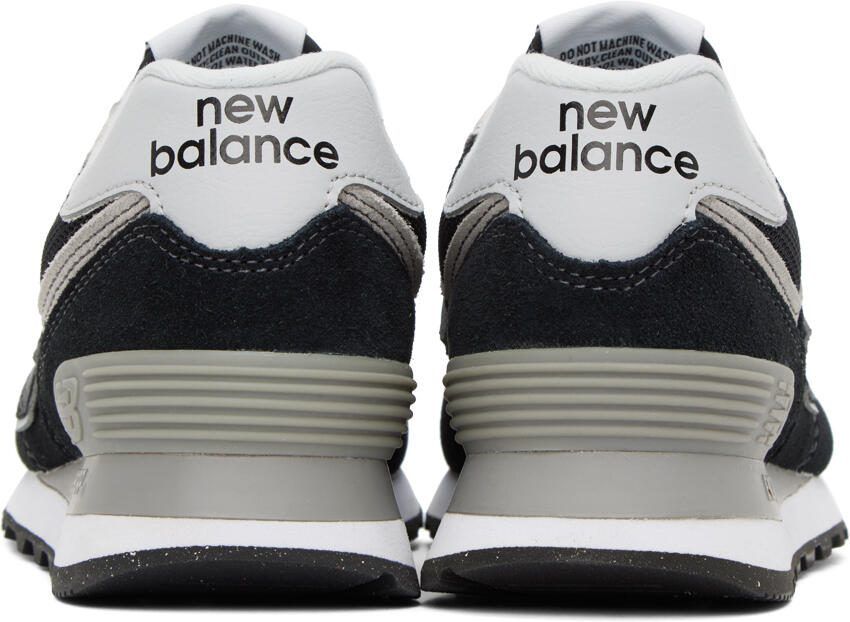 New Balance Black  Gray 574 Core Sneakers