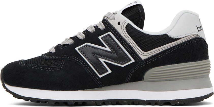 New Balance Black  Gray 574 Core Sneakers - Picture 3