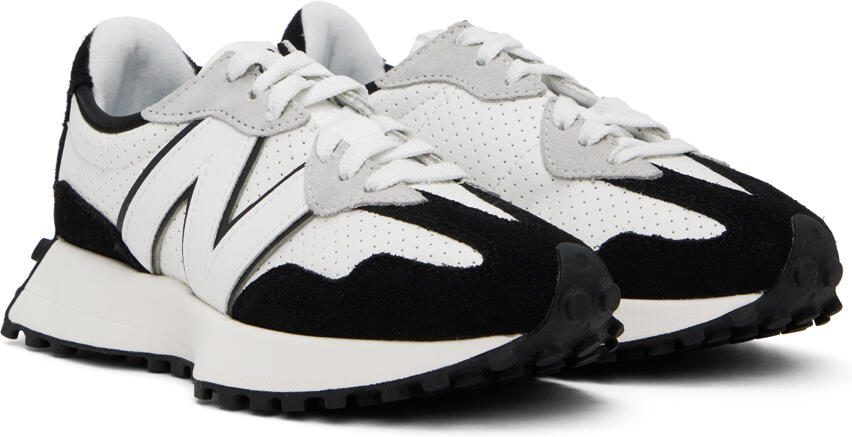 New Balance White  Black 327 Sneakers - Picture 2