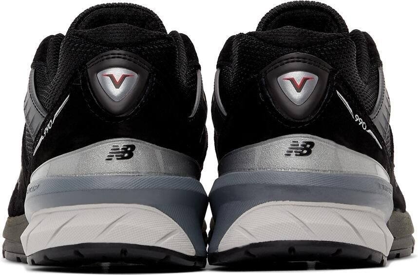 New Balance Black Made In USA 990v5 Low Sneakers - Picture 2