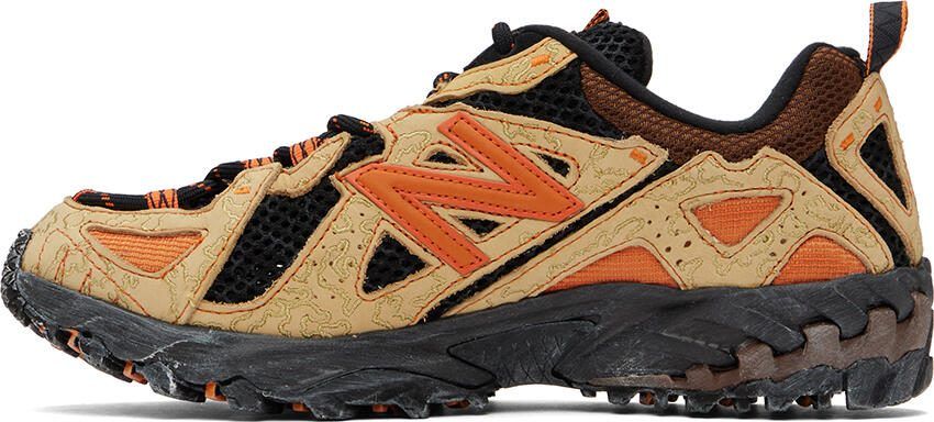 New Balance Brown  Orange Joe Freshgoods Edition 610 Sneakers - Picture 4
