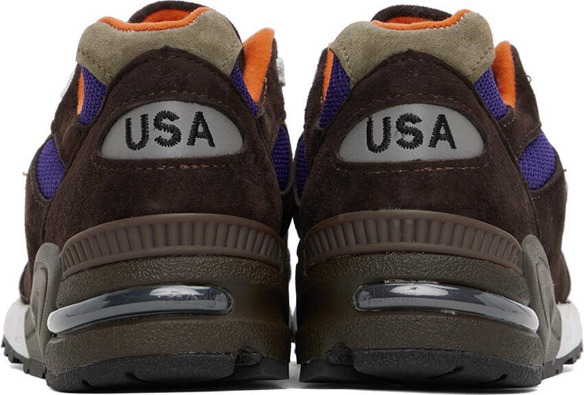 New Balance Brown Made in USA 990v2 Sneakers - Picture 6