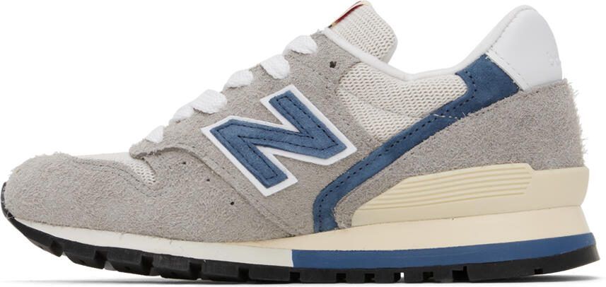 New Balance Gray  Blue Made In USA 996 Sneakers - Picture 3