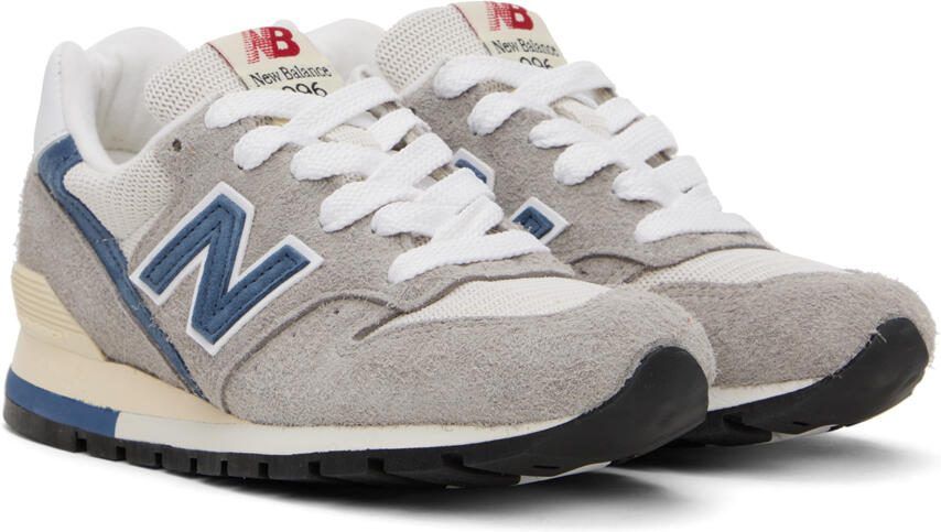 New Balance Gray  Blue Made In USA 996 Sneakers
