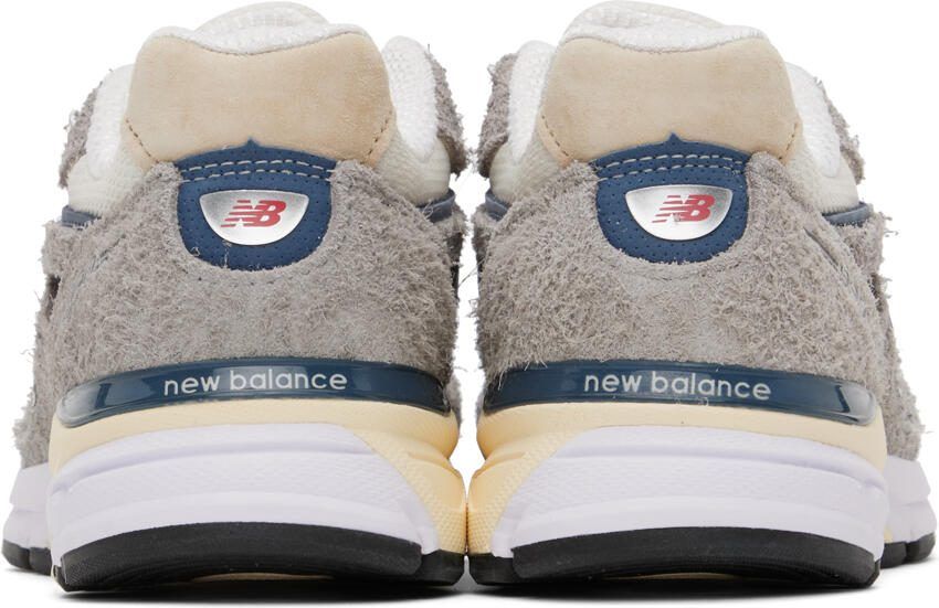New Balance Gray Made In USA 990v4 Sneakers - Picture 6