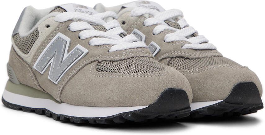 New Balance Kids Gray 574 Core Big Kids Sneakers - Picture 2