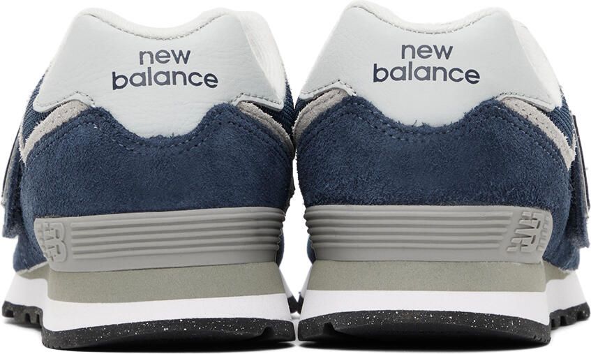 New Balance Kids Navy 574 Core Hook  Loop Little Kids Sneakers