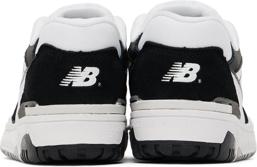 New Balance Kids White  Black 550 Sneakers - Picture 5