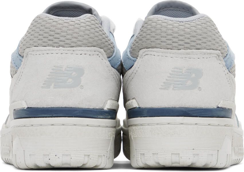 New Balance Off-White  Gray 550 Sneakers - Picture 5