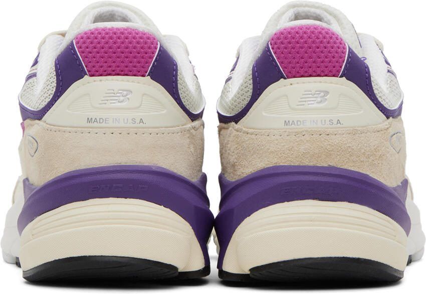 New Balance Off-White  Purple Made in USA 990v6 Sneakers