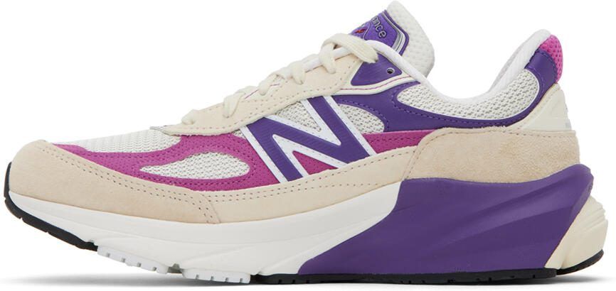 New Balance Off-White  Purple Made in USA 990v6 Sneakers - Picture 3
