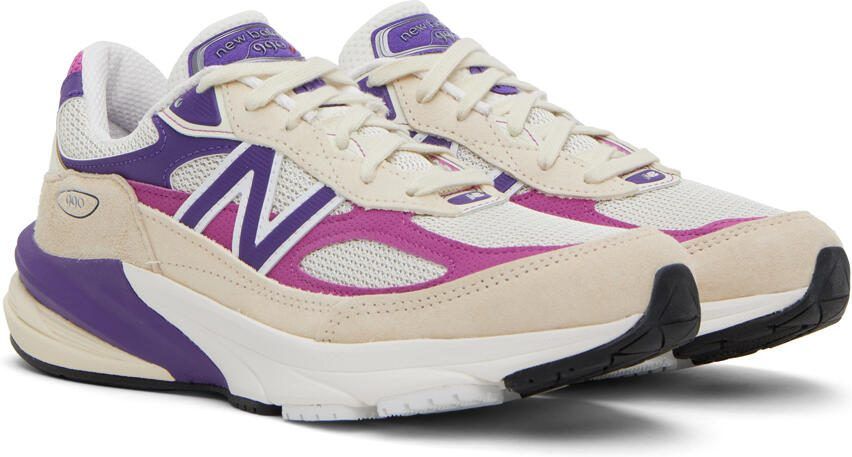 New Balance Off-White  Purple Made in USA 990v6 Sneakers - Picture 2
