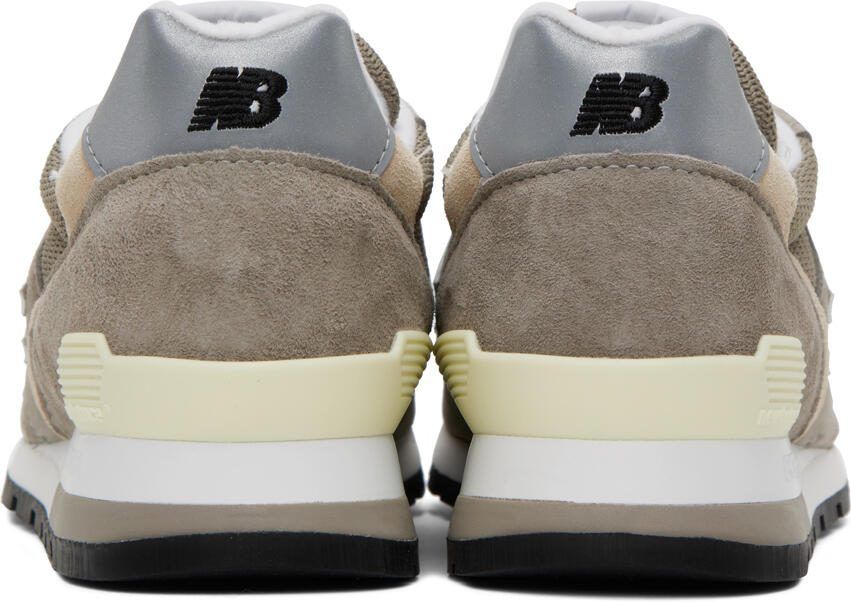 New Balance Gray  Khaki Made In USA 996 Core Sneakers