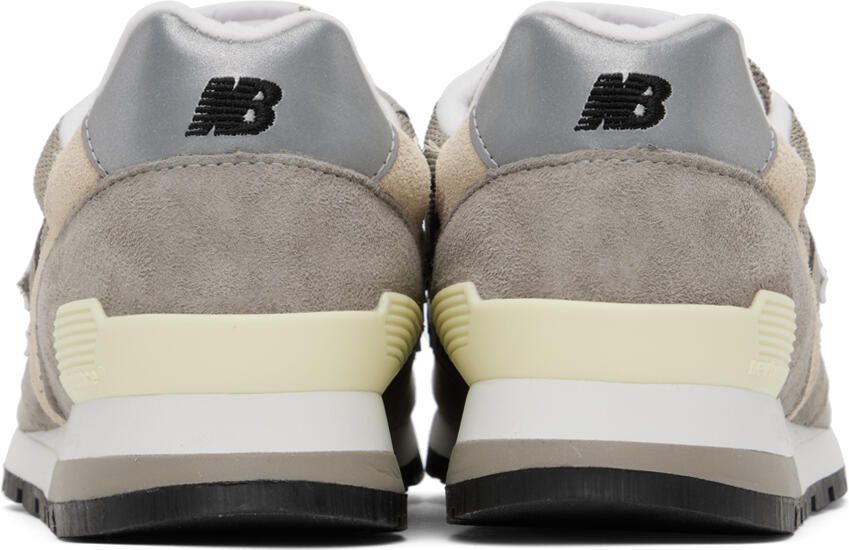 New Balance Gray  Khaki Made In USA 996 Core Sneakers - Picture 2
