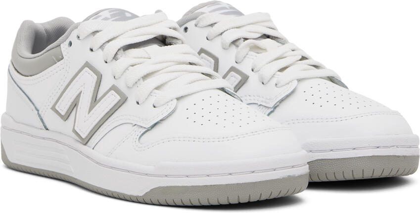 New Balance White 480 Sneakers - Picture 2