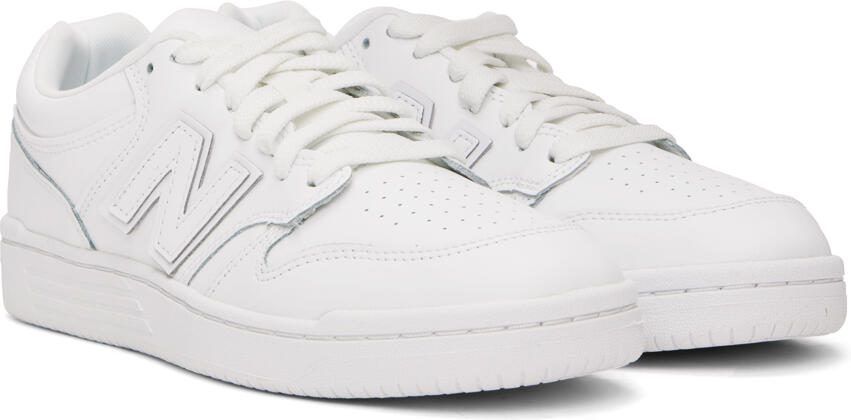 New Balance White 480 Sneakers - Picture 2