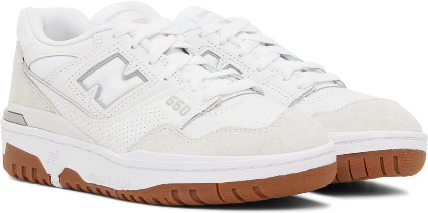 New Balance White BB550 Sneakers - Picture 2