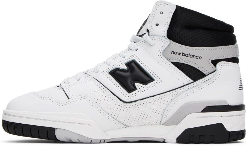 New Balance White  Black 650 Sneakers - Picture 5