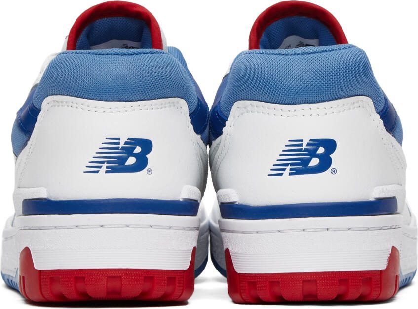 New Balance White  Blue 550 Sneakers