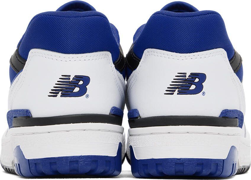 New Balance White  Blue 550 Sneakers