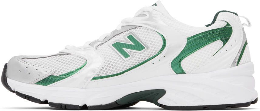 New Balance Silver  Green 530 Sneakers - Picture 3