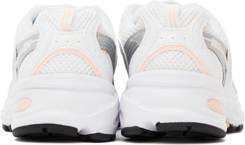 New Balance White  Pink 530 Sneakers