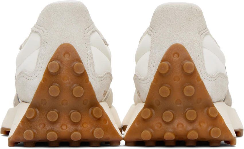New Balance White  Taupe 327 Sneakers